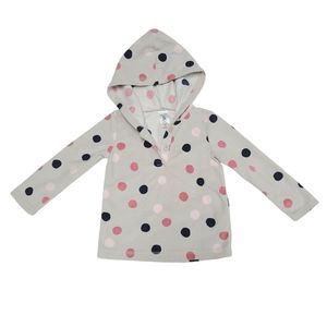 Lightweight Polka dot Fleece Hoodie